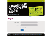 Tablet Screenshot of bitecard.co.uk